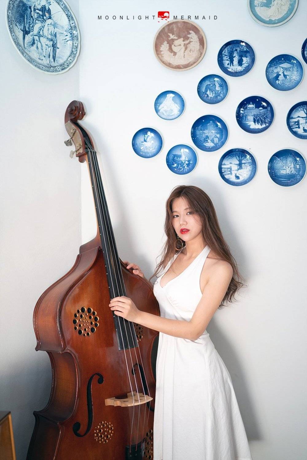 #sexy #girl #woman #beauty #cute #light #night #red #seminude #potrait #underwear #female #vivid #a9 #sony #pinupgirl, moonlight_mermaid