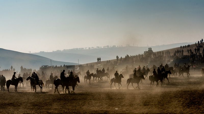 Улак, Купкари, Козлодрание, Лошади, Игра, Узбекистан, Центральная Азия, Наманган, Улак фото превью