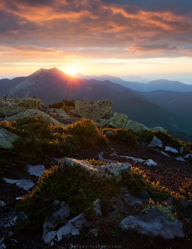 карпаты, украина, горы, природа, пейзаж Горганы фото превью