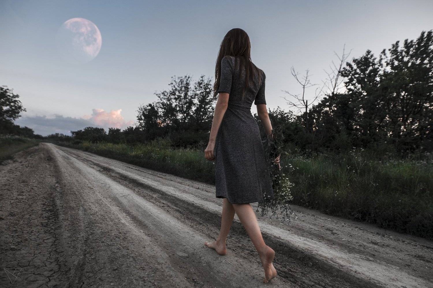 Портрет, женский портрет, девушка, взгляд, Россия, луна, Дмитрий Александров