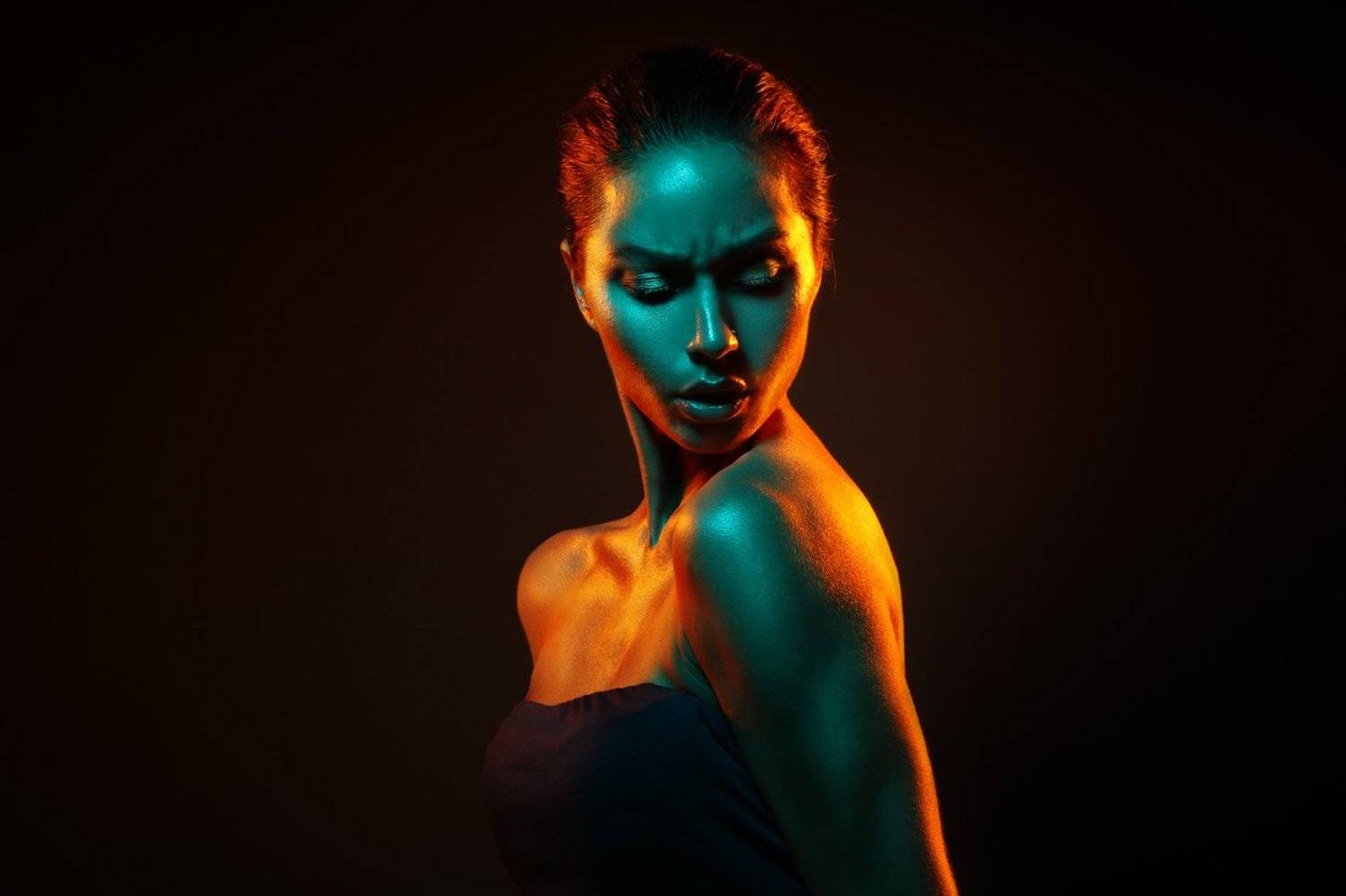 портрет, девушка, студия, Руслан Рахматов