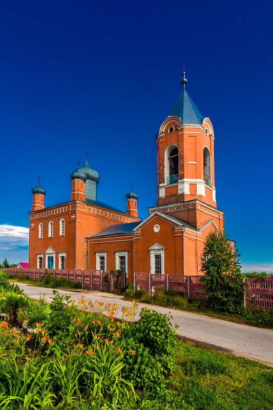 Благовещенский храм с. Крутые хутора Липецкая обл. фото превью