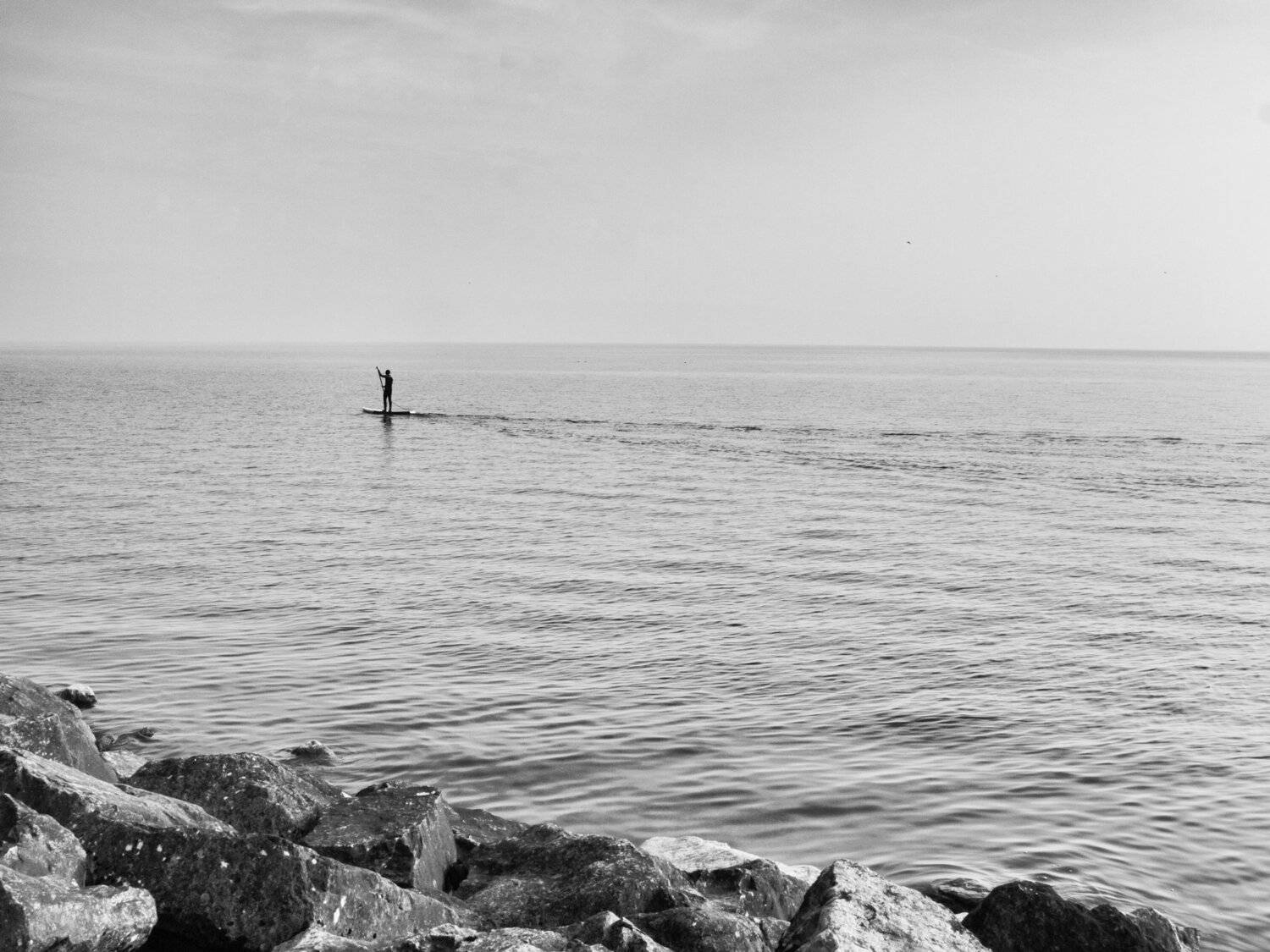 Loneliness, Calm, Monochrome, Black and white, Alone, Lausanne, Switzerland, Elena Beregatnova
