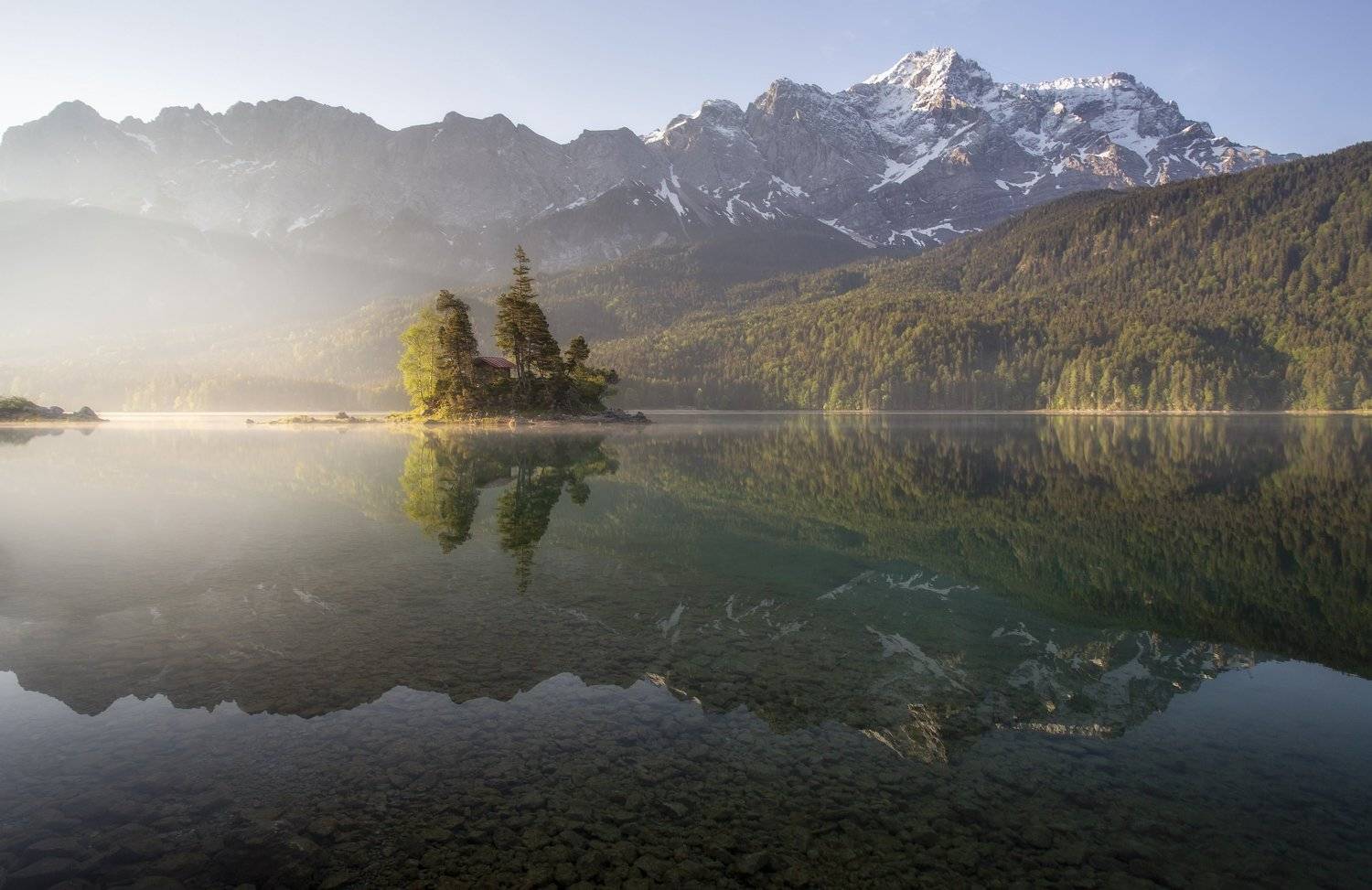 озеро, айбзее, бавария, германия, Павел Попов