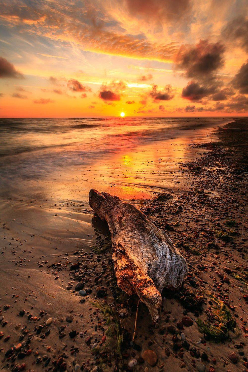 landscape, seascape, baltic sea, colors, sunset, Руслан Болгов (Axe)