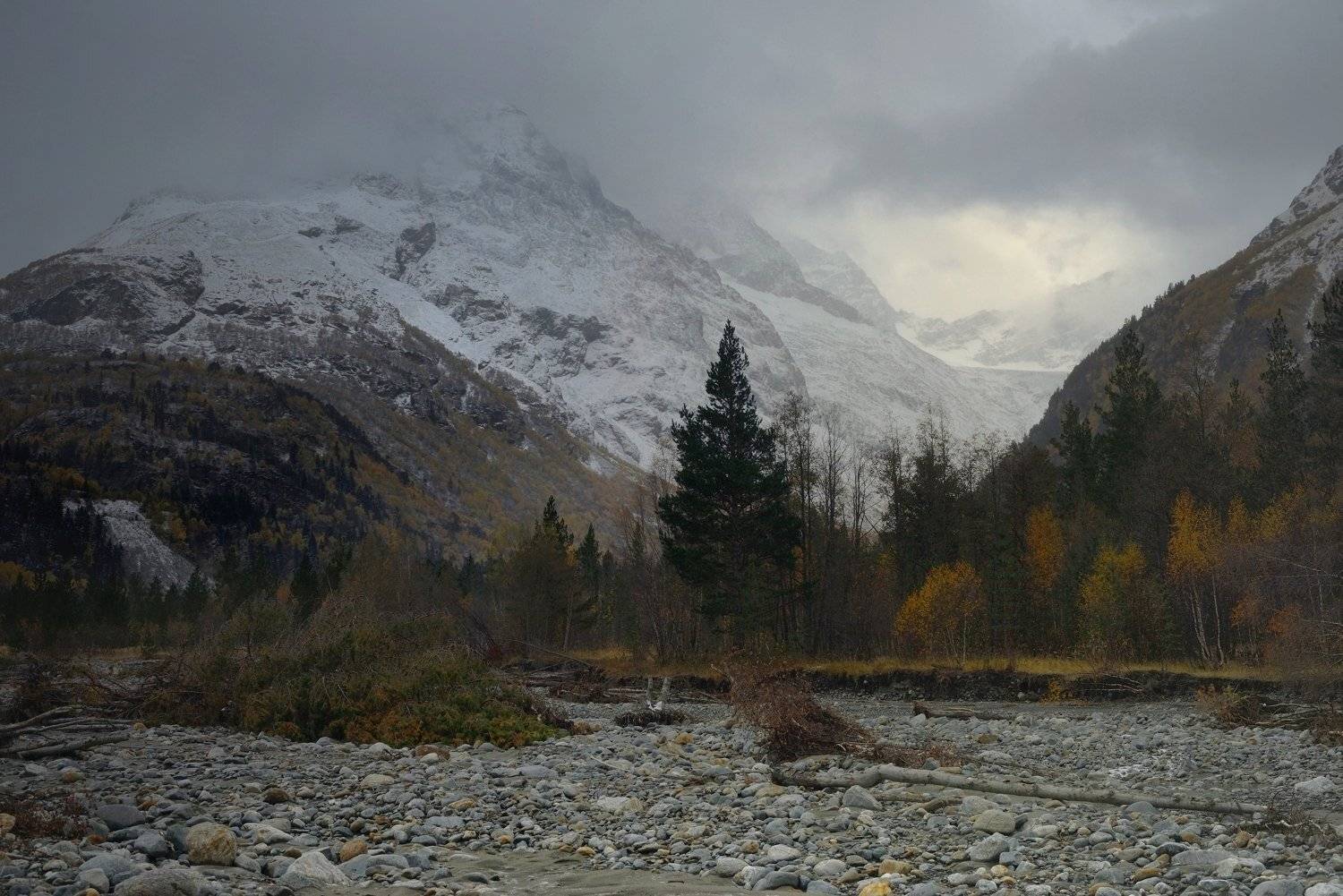 горы осень аксаут кавказ, Александр Жарников