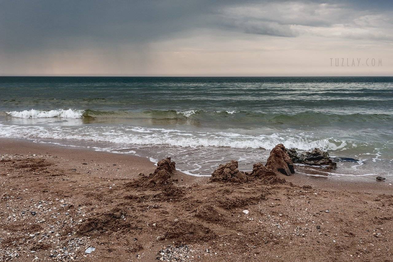 азовское море, июнь, вечер, пляж, азовский берег, за родину, вулкан тиздар, Владимир Тузлай