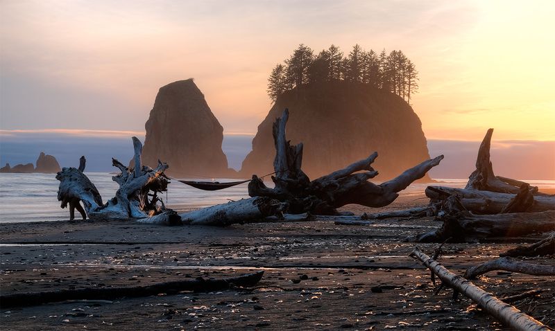 пляж second beach,сумерки,  la push,  пляж second beach La Push-Сумерки фото превью