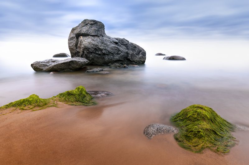 финский залив, морской пейзаж, камни, вода Где-то на другой планете фото превью