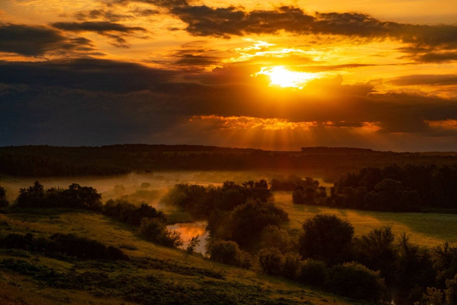 фото, закат, пейзаж, природа, лето, Екатерина