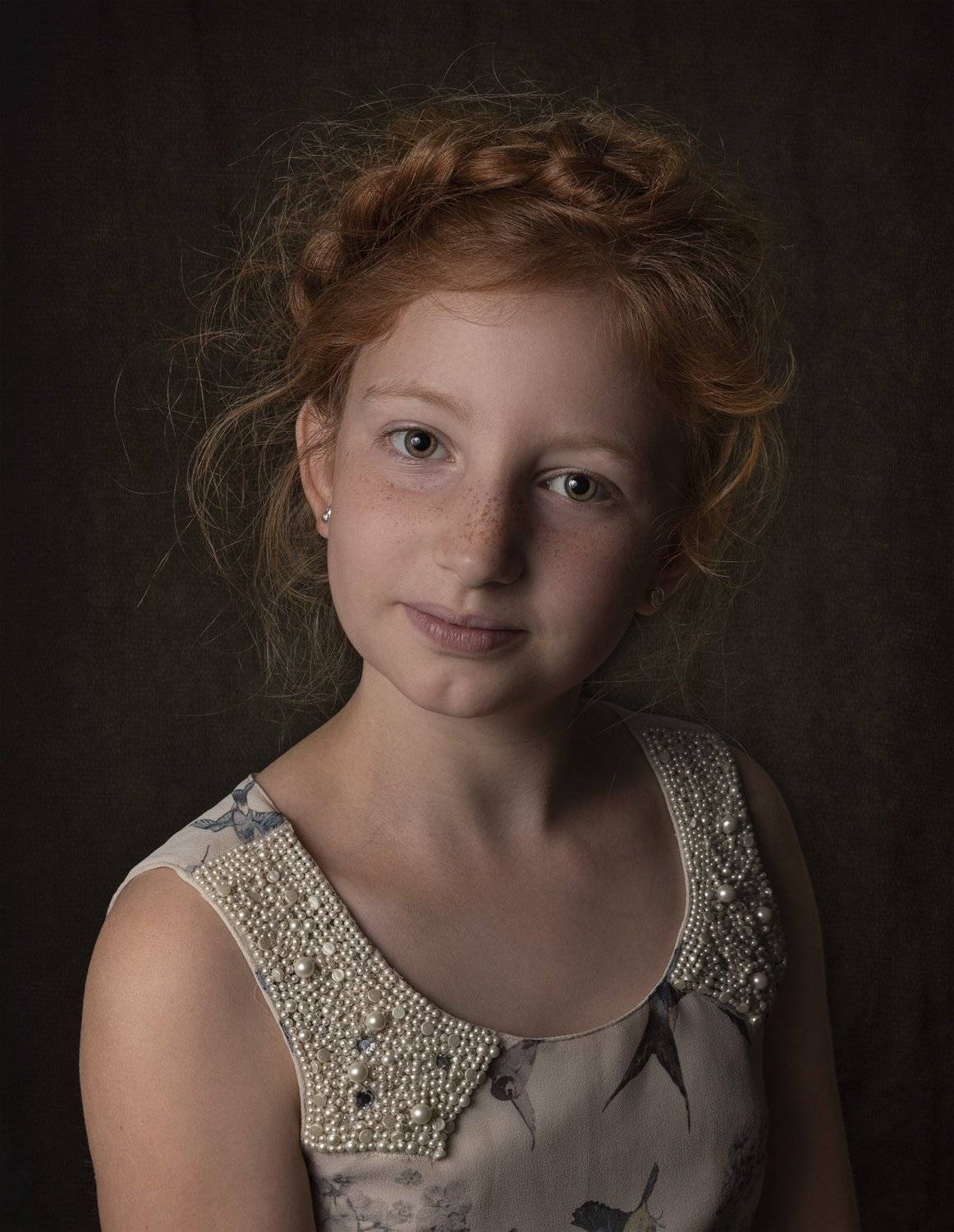 портрет,жанровый портрет , девочка, веснушки, Natalia Kholodova