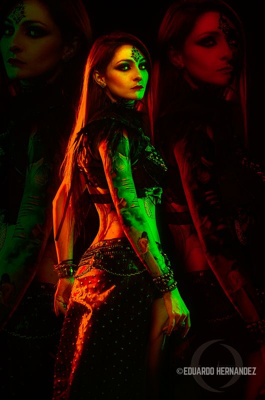 portrait, dancer, dark, hdzphoto The Color Theory: Akzara фото превью