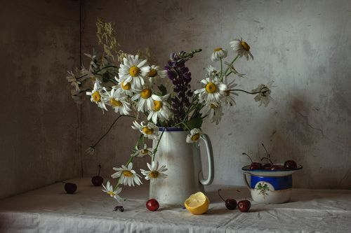 Ромашково-черешневый