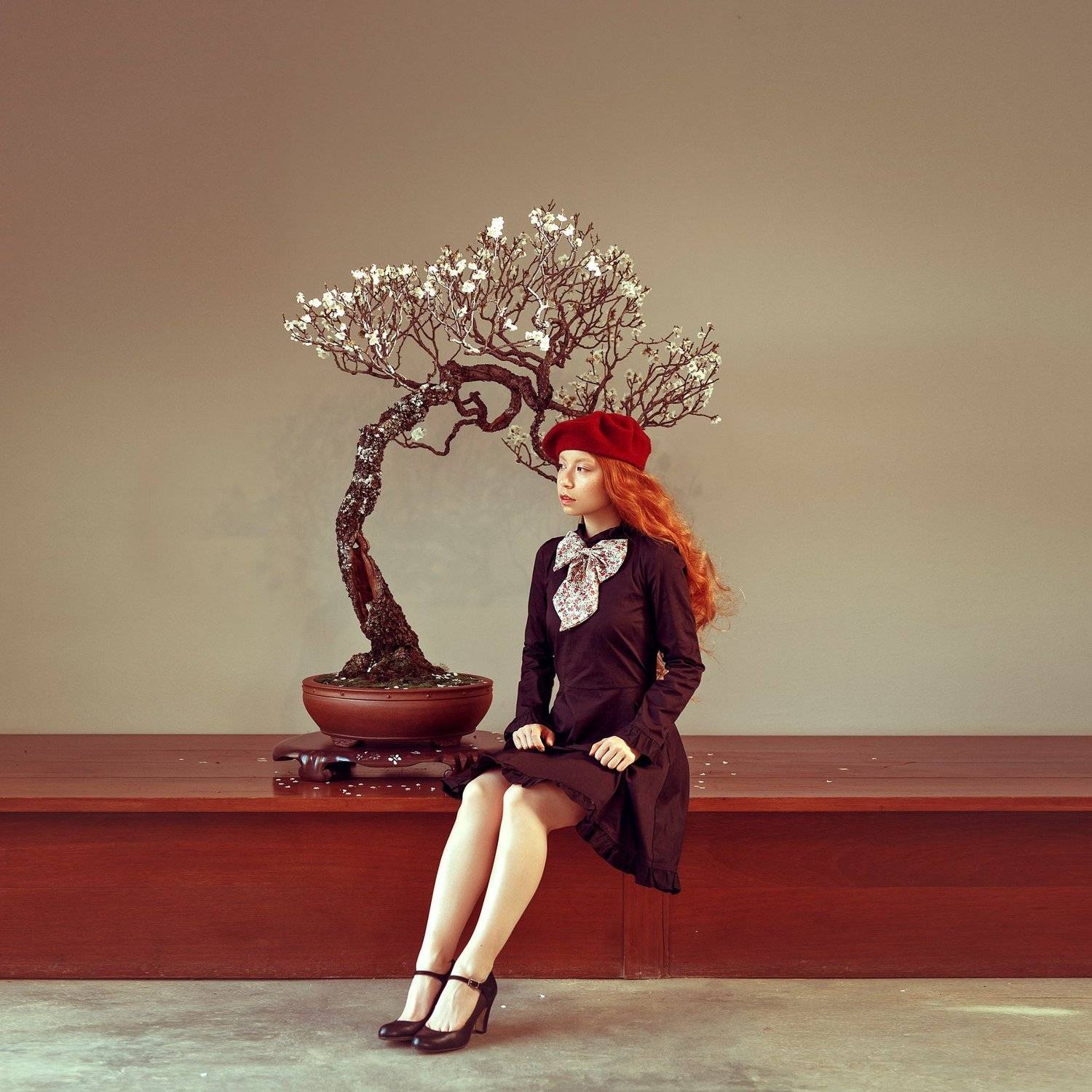 carolinemadison, portrait, beauty, redhair, redhead, portraiture, curlyhair,  lips, emotion, longhair,, Caroline Madison