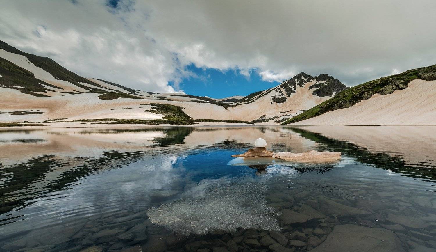 кавказ, горы, кчр, загедан, озеро, июнь, 2018, ФЁДОР