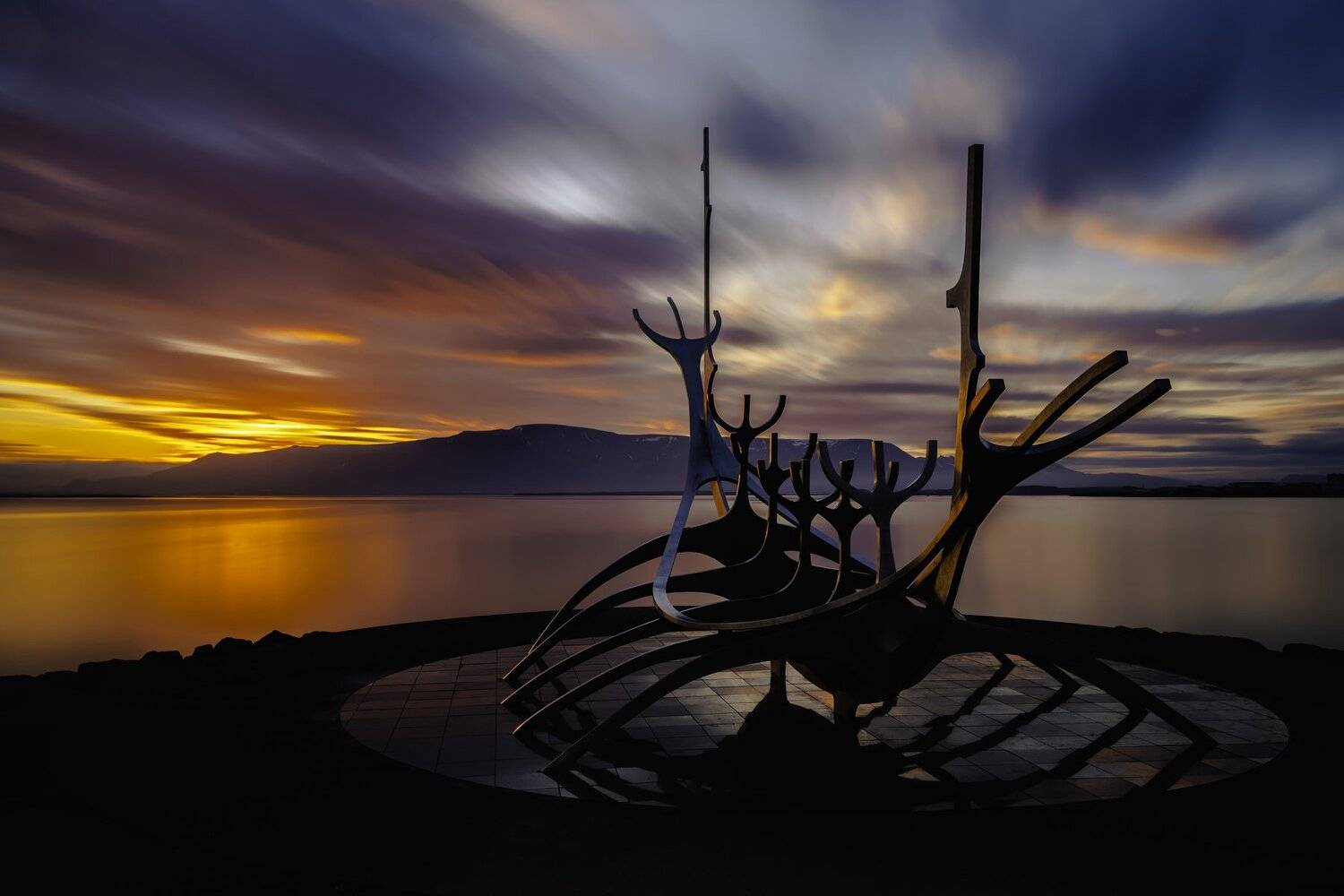 reykjavik,iceland,sun voyager,закат,sunset,, Ruslan Stepanov