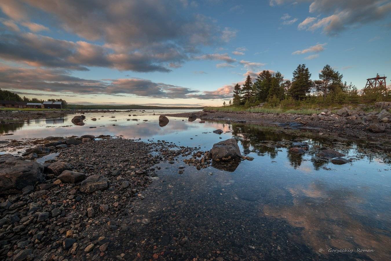 кольский, север,заполярье, лето,вечер,белое море, умба, терский берег,, Роман Горячий