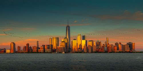Manhattan sunset