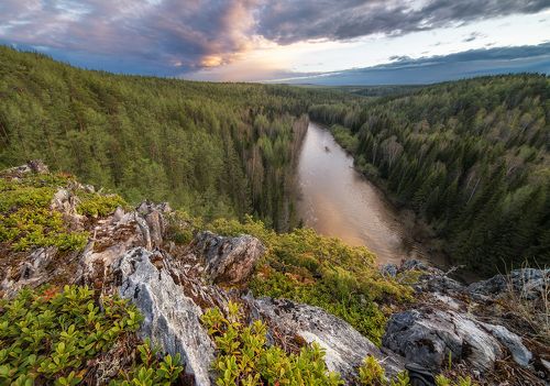 Летний вечер на Северном Урале