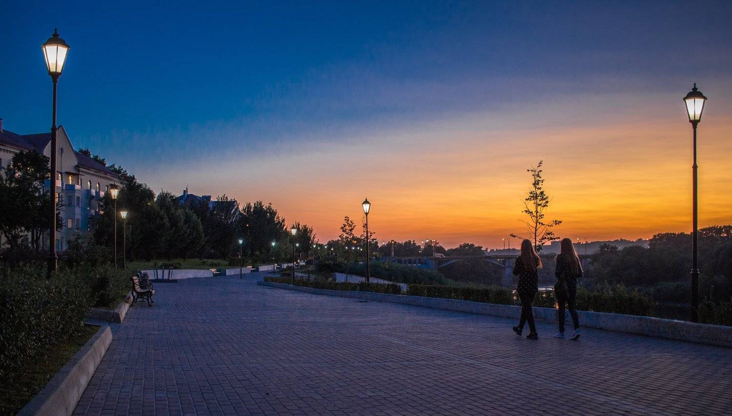 смоленск, город, вечер, набережная, Руслан Востриков