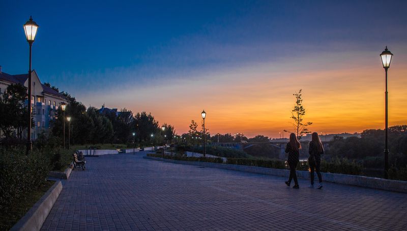 смоленск, город, вечер, набережная Вечерний Смоленск фото превью