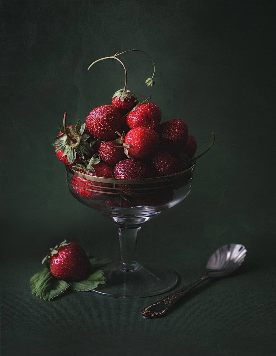 украина, коростышев, натюрморт, клубника, фужер,, Александр Чорный