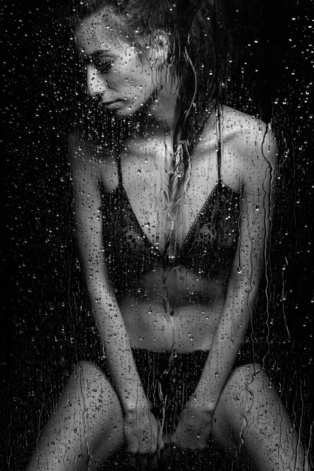 портрет, чб, аквасъемка, Евгений Левченко