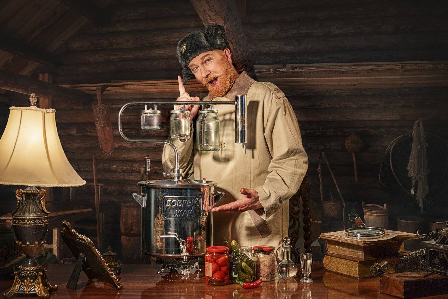 кузьмич, охотник, самогон, радость, вечер, алкоголь, Сергей Рехов