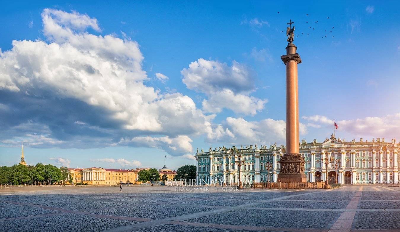 санкт-петербург, облако, зимний дворец, дворцовая площадь, Юлия Батурина