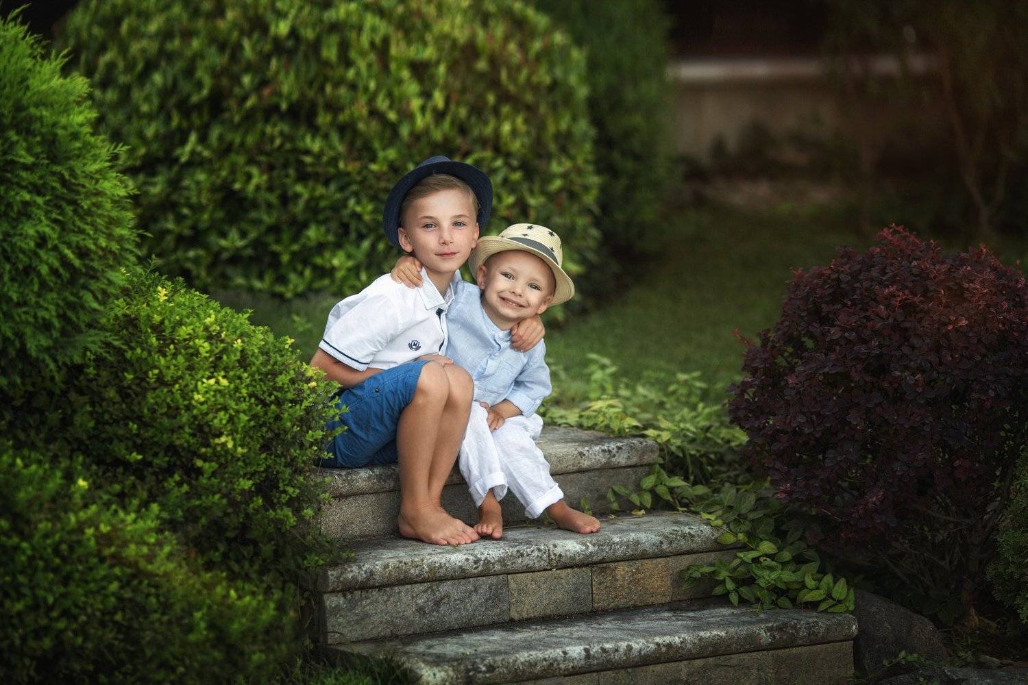 брат, дети, портрет, лето, Бармина Анастасия