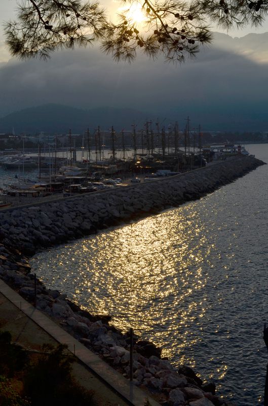 турция,кемер На закате фото превью