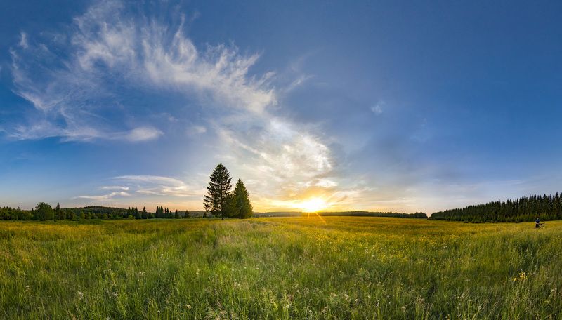 урал, пермский край, закат Ждем закат фото превью