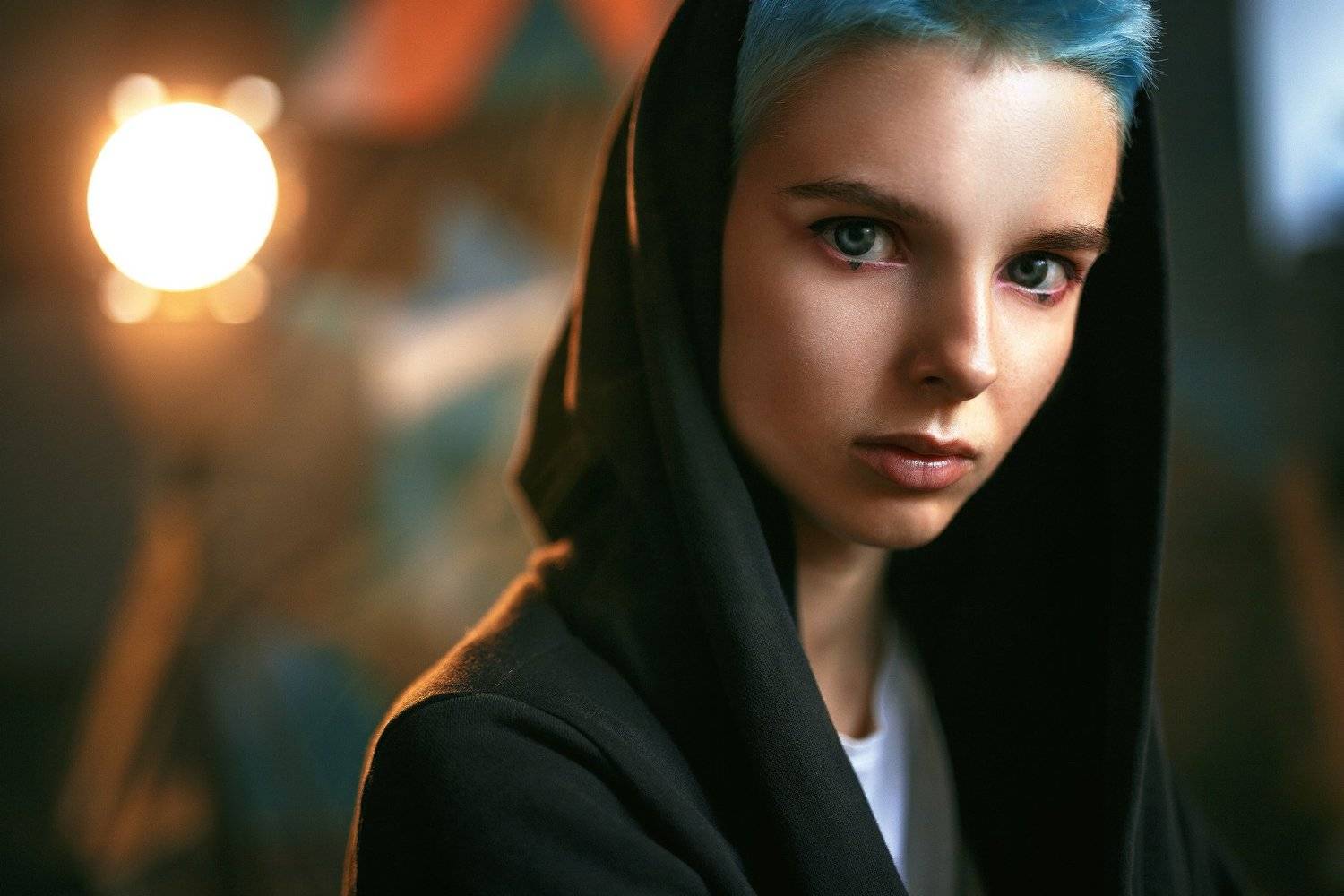 portrait, girl, people, color, eyes, light, девушка, studio, студия, портрет, head, свет, человек, эмоции, цвет, фотосессия,модель,красивая,молодая,прекрасная,взгляд,лицо, Иван Лосев