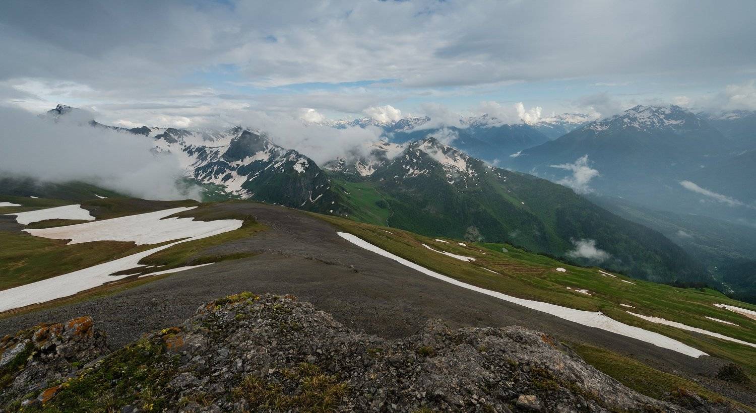 кавказ, горы, кчр, загедан, озеро, июнь, 2018, хребет, перевал, ФЁДОР