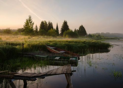 Кто рано встаёт, тот на рассвет идёт)