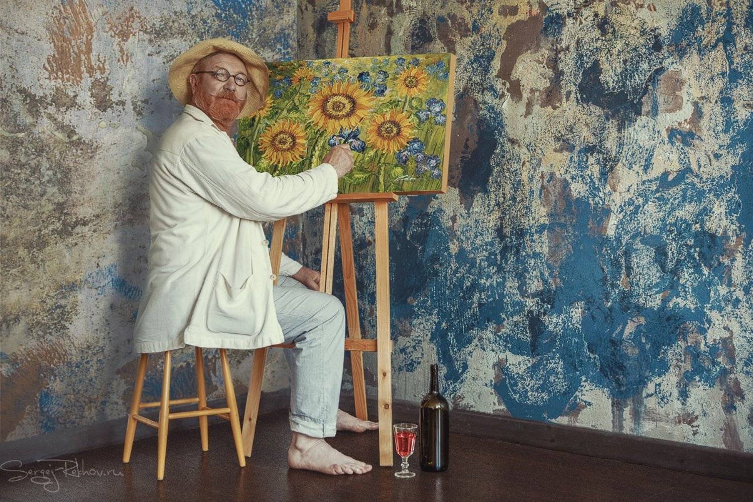 ван гог, картина, портрет, художник, живопись, Сергей Рехов