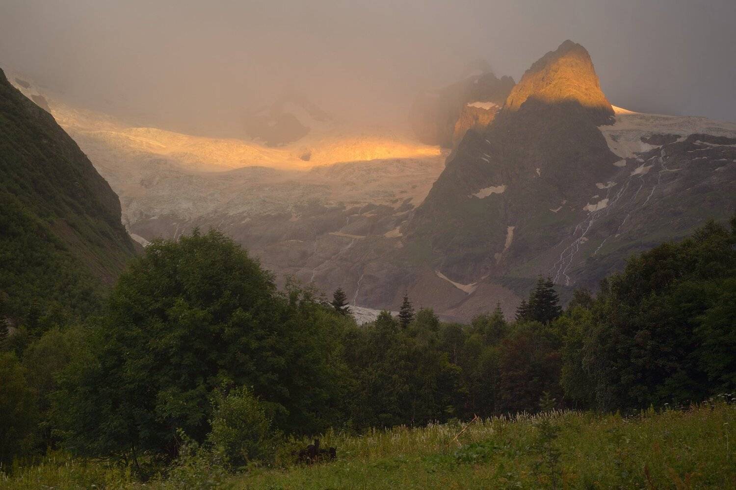 горы лето рассвет алибек, Александр Жарников