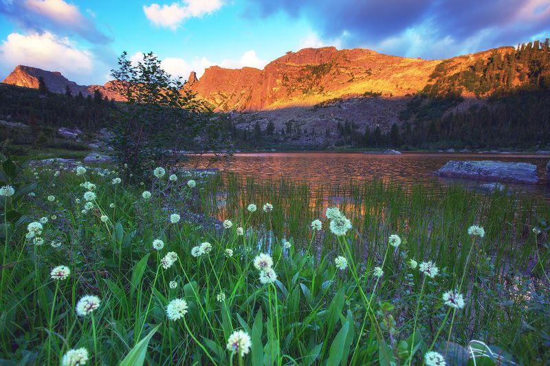 ергаки, спящий, саян, красноярск, закат Спящий Саян фото превью