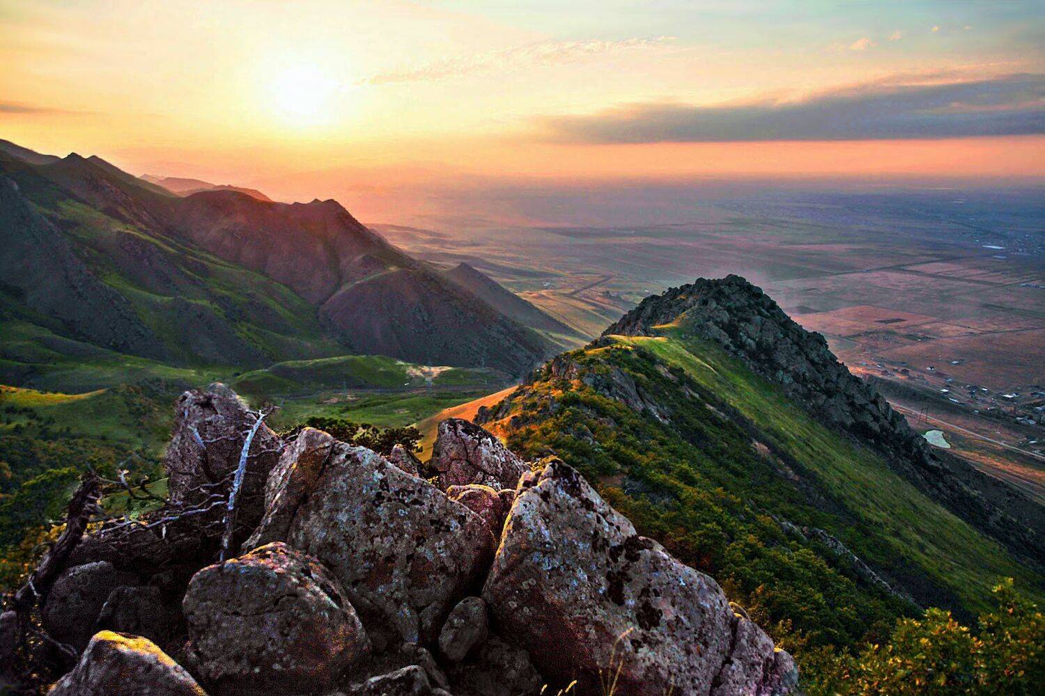 горы,осень,природа,закат., Marat Magov