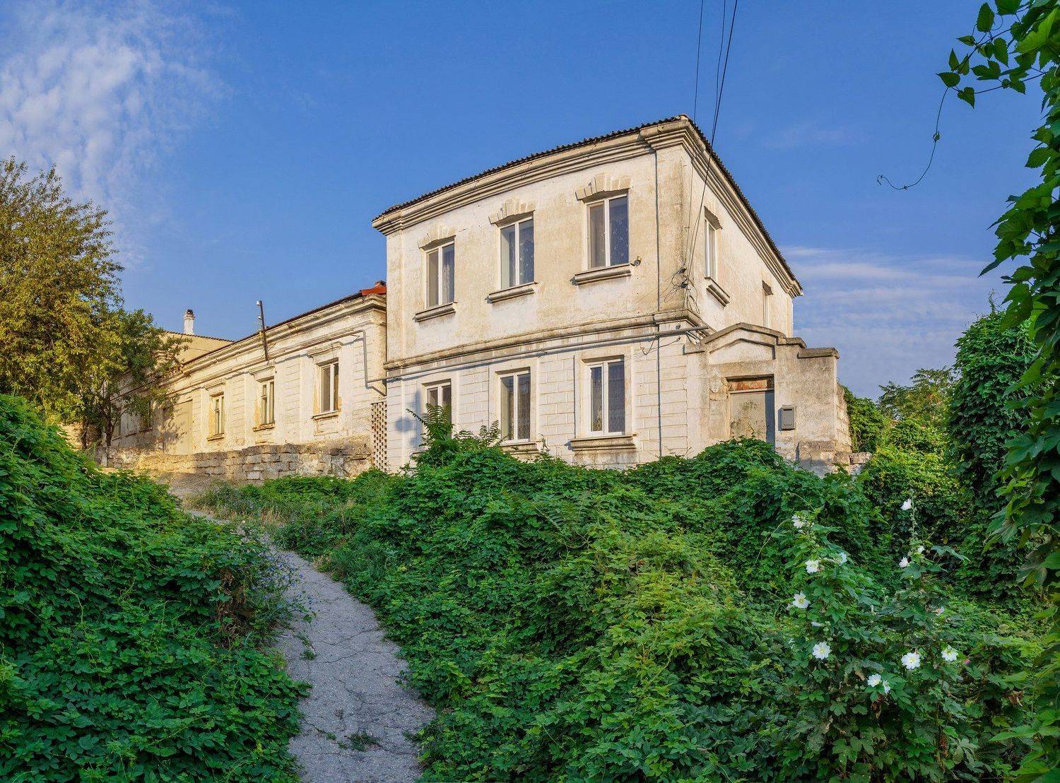 утро, лето, древняя улица, дом, керчь, Анатолий Щербак