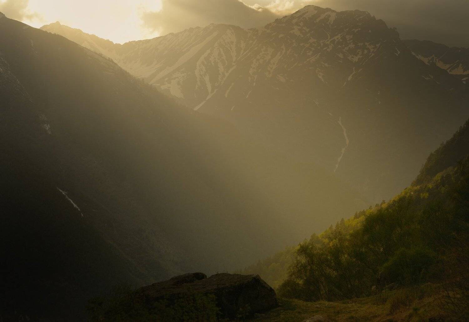 горы весна кавказ уллу-кам, Александр Жарников