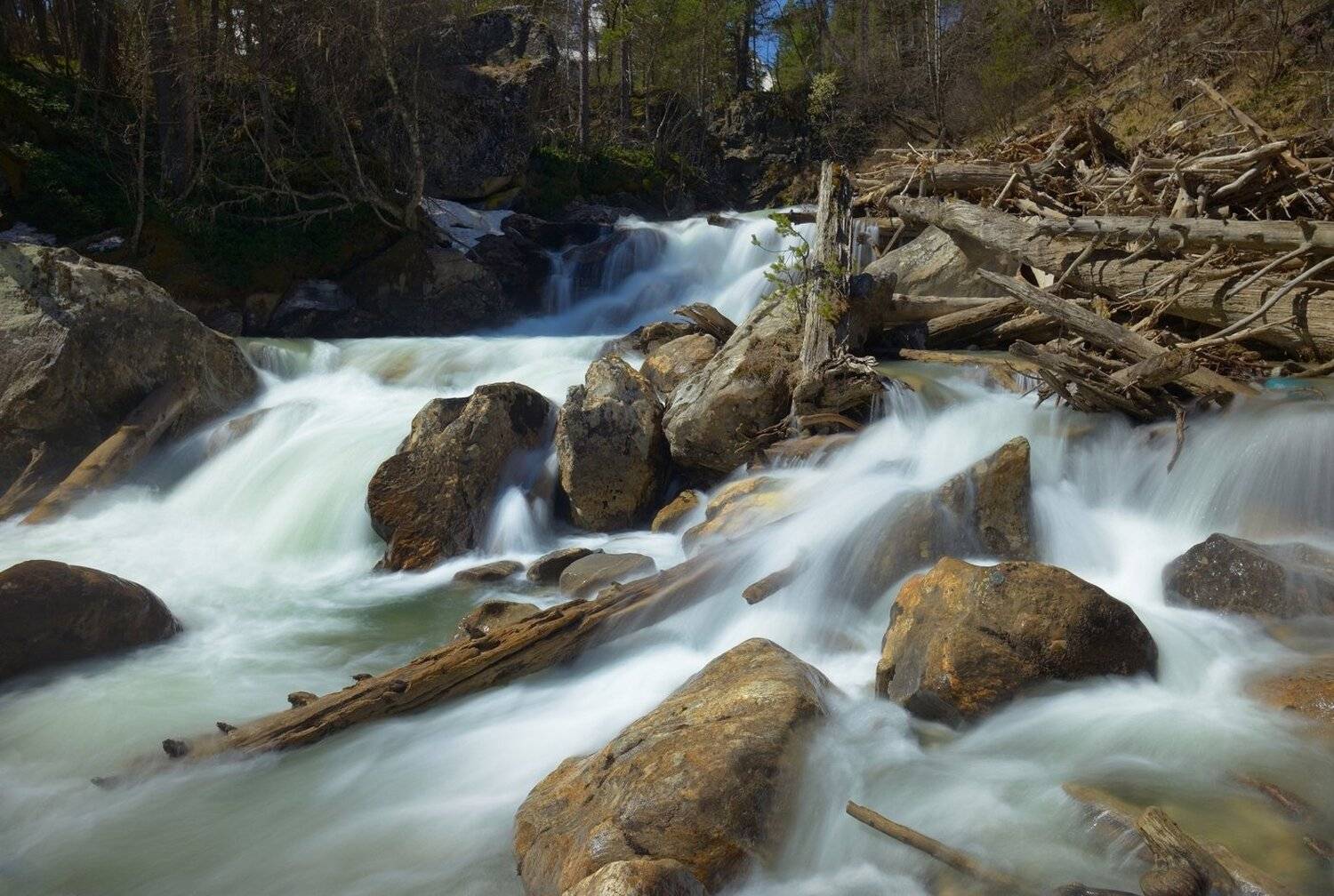 горы весна кавказ ручей узункол, Александр Жарников