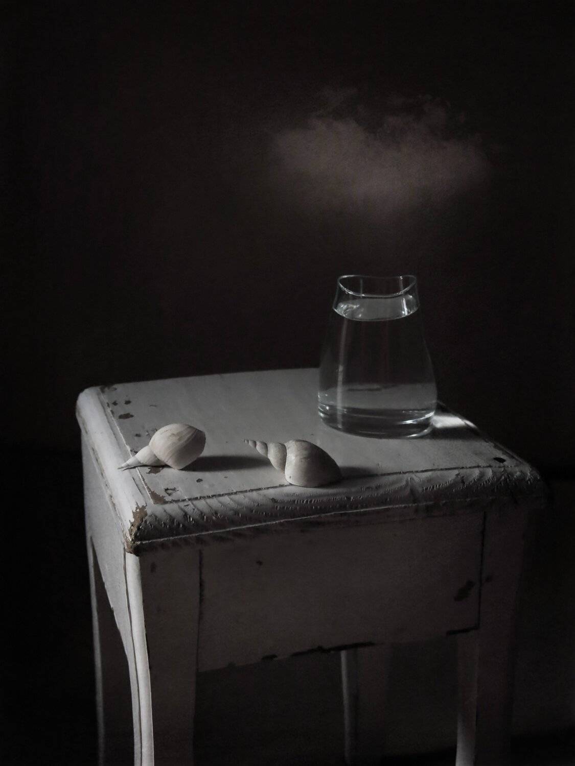 ракушки, вода, натюрморт, Елена Лысенко