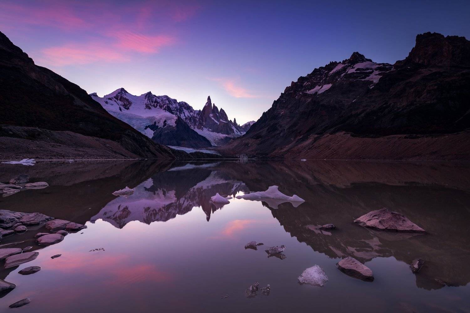 пейзаж отражение патагония аргентина путешествие туризм трэвел, Дмитрий Саприн