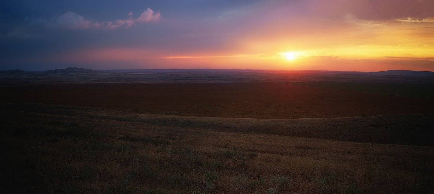 крым, опук, заповедник, закат, sony alpha, пейзаж, Игорь Крюков