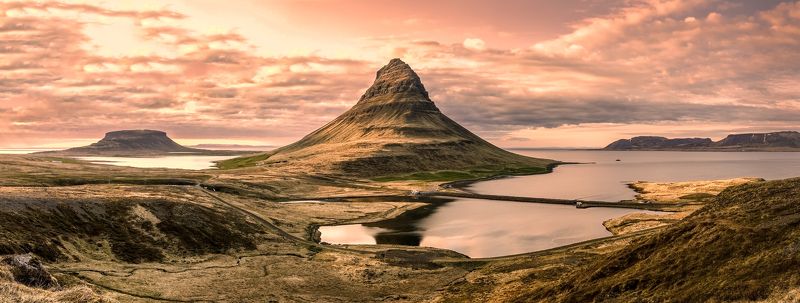 водопад,kirkjufell,исландия,пейзаж Kirkjufell фото превью