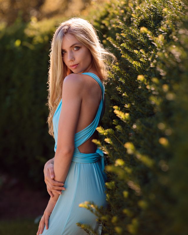 beauty, portrait, girl, young, female, summer Ksenia фото превью
