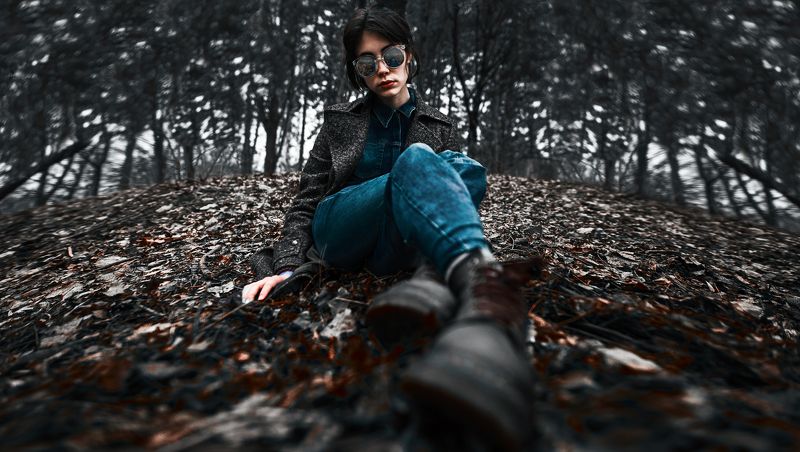 Портрет, женский портрет, девушка, взгляд, Россия  Люба фото превью