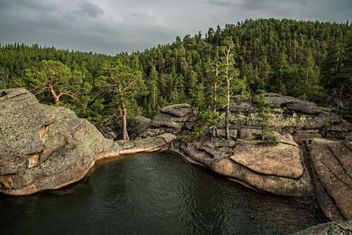 Озерцо  в  горах  Каркаралинска