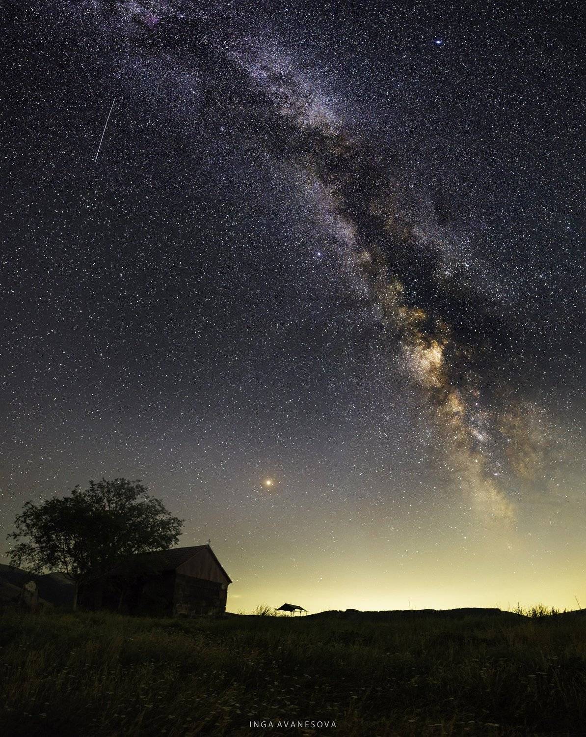 night, milky way, galaxy, Inga Avanesova